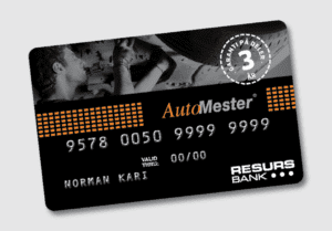 bildet viser et kredittkort